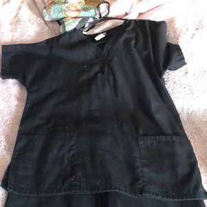 Black scrub set